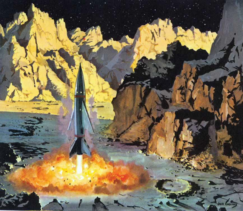 Illustration for article titled A Brief History of Space Travel as Told by the Art That Inspired It
